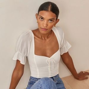 Reformation Gossamer Delevan Top